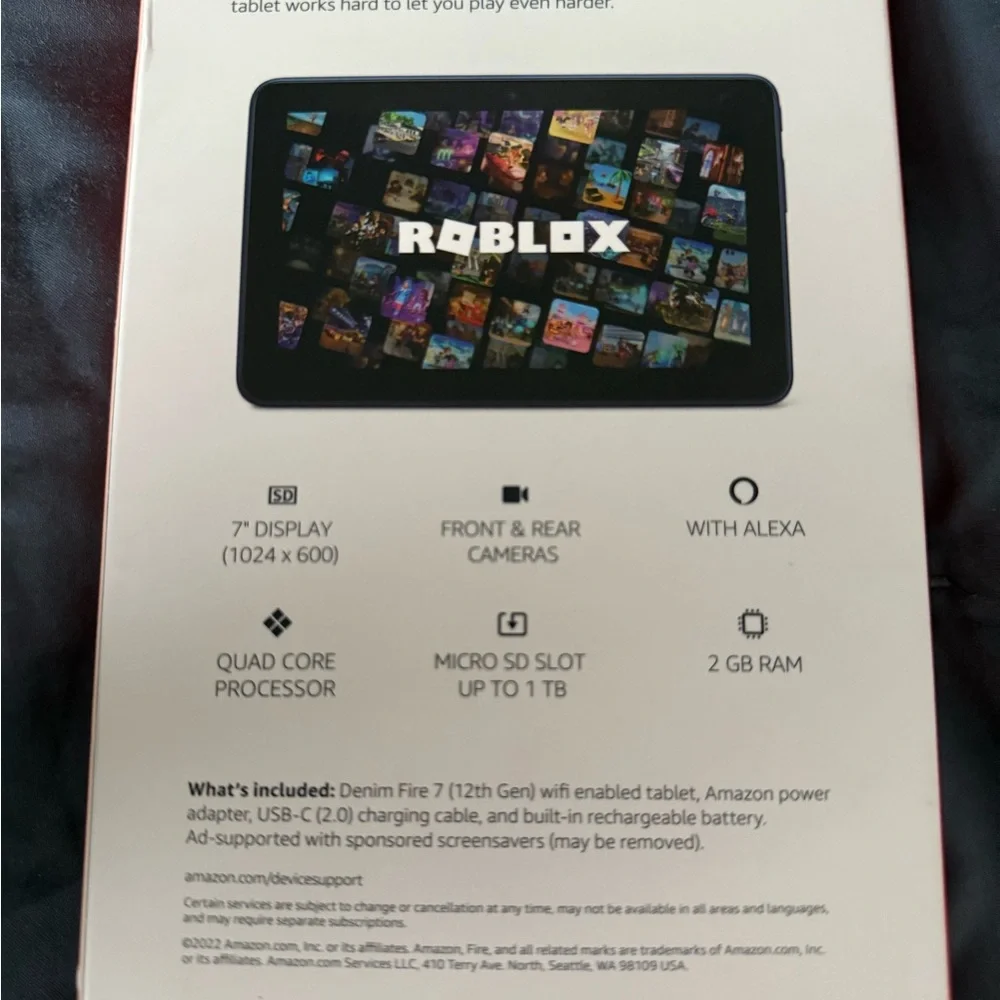 Amazon Fire 7 Tablet - Navy Blue